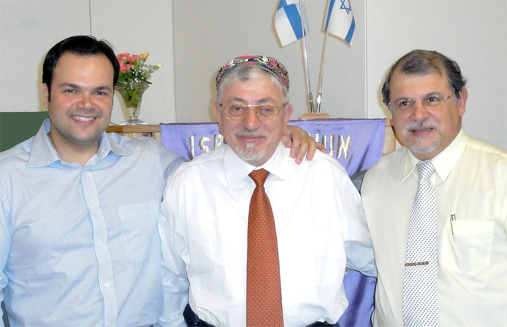 Prof. Matheus, Rabino Shulam e rabino Marcelo em conferência na Finlândia. Restaurando as raízes da fé! 